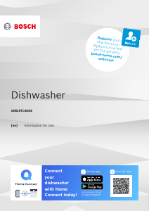 Manual Bosch SMD8TC800E Dishwasher