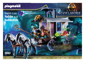 Handleiding Playmobil set 70903 Novelmore Violet Vale - handelskoets