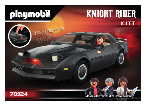 Manual Playmobil set 70924 Promotional Knight Rider - K.I.T.T.