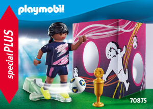 Mode d’emploi Playmobil set 70875 Special Joueuse de football