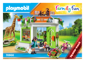 Bedienungsanleitung Playmobil set 70900 Zoo Tierarztpraxis