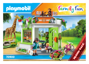 Manual Playmobil set 70900 Zoo Veterinary practice