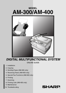 Handleiding Sharp AM-300 Multifunctional printer