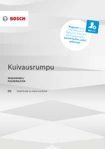 Käyttöohje Bosch WQG245AASN Kuivausrumpu