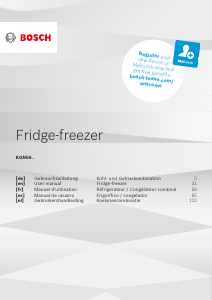 Manual Bosch KGN56XLEB Fridge-Freezer