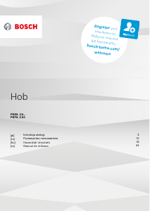 Használati útmutató Bosch PKE611CA2A Főzőlap