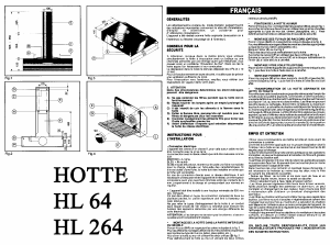Mode d’emploi Ardo HL64B Hotte aspirante