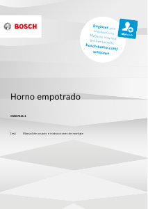 Manual de uso Bosch CMG7241B1 Horno