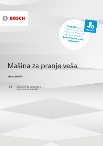 Priručnik Bosch WAN24065BY Stroj za pranje rublja