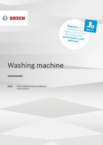 Manual Bosch WAN24065BY Washing Machine