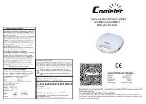 Manual de uso Comelec SA1207 Grill de contacto