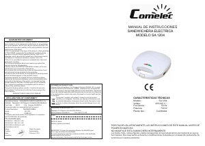 Handleiding Comelec SA1204 Contactgrill