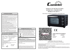 Manual Comelec HO2507C Oven
