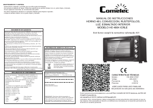 Manual Comelec HO4804ICRL Oven