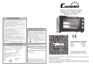 Manual Comelec HO2807I Oven