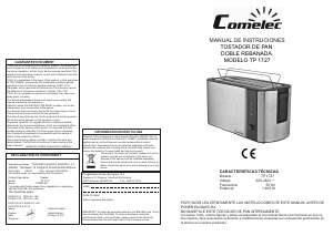 Manual Comelec TP1727 Torradeira