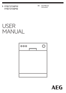 Manual AEG FFB73706PM Dishwasher