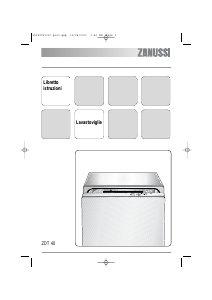 Manuale Zanussi ZDT40 Lavastoviglie