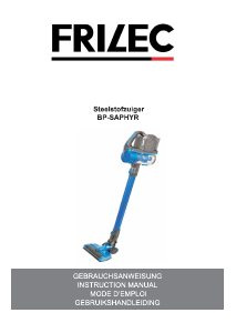 Bedienungsanleitung Frilec BP-SAPHYR Staubsauger
