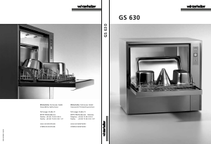 Manual Winterhalter GS 630 Dishwasher