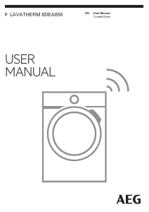 Manual AEG T8DEA856 Dryer