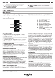Priručnik Whirlpool W9 931D IX H 3 Frižider – zamrzivač