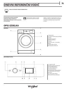 Priročnik Whirlpool FFWDB 864349 BV EE Pralno-sušilni stroj