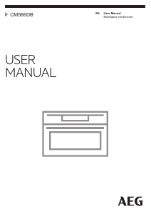 Manual AEG CM566DB Microwave