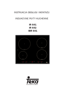 Instrukcja Teka IR 641 Płyta do zabudowy