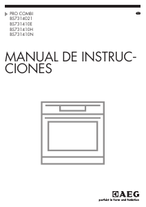 Manual de uso AEG BS731410EM Horno