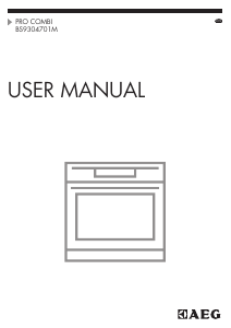 Manual AEG BS9304701M Oven