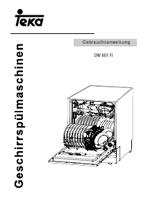 Bedienungsanleitung Teka DW 601 FI Geschirrspüler