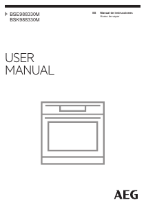 Manual de uso AEG BSE988330M Horno