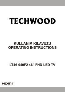 Handleiding Techwood LT46-940F2 LED televisie