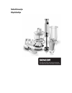 Käyttöohje Sencor SHB 4361BL Sauvasekoitin