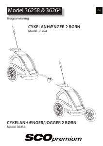 Brugsanvisning SCO Premium 36258 Cykelanhænger