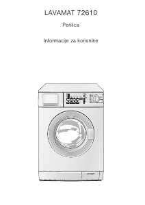 Priručnik AEG L72610 Stroj za pranje rublja