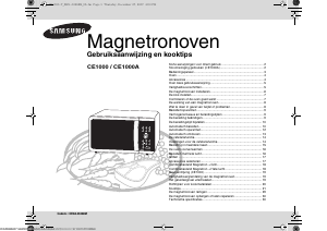 Handleiding Samsung CE1000 Magnetron