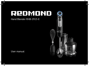 Handleiding Redmond RHB-2915-E Staafmixer