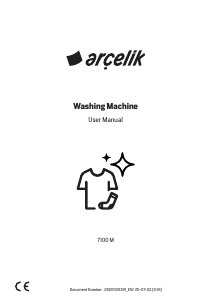 Handleiding Arçelik 7100 M Wasmachine