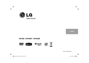 Käyttöohje LG DP450P DVD-soitin