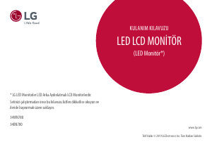 Kullanım kılavuzu LG 34WN780-B LED ekran