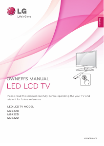 Handleiding LG M2432D-PR LED monitor