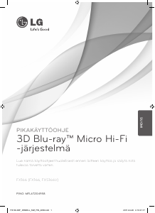 Käyttöohje LG FX166 Stereosetti