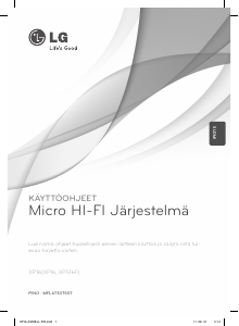 Käyttöohje LG XP16 Stereosetti