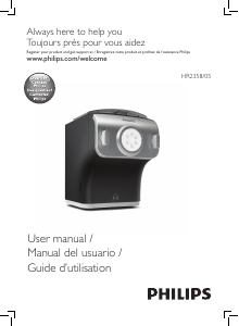 Manual de uso Philips HR2358 Máquina de pasta