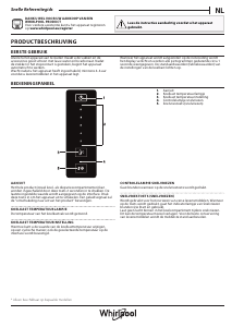 Handleiding Whirlpool W7 811O OX Koel-vries combinatie