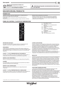 Manual de uso Whirlpool W7 831T OX H Frigorífico combinado