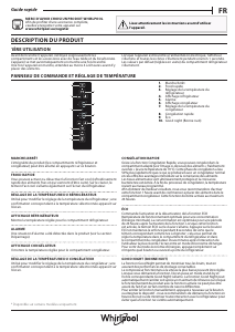 Mode d’emploi Whirlpool W7 931T MX H Réfrigérateur combiné