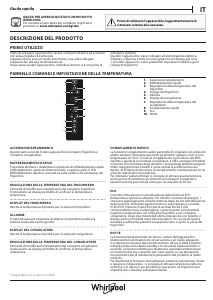 Manuale Whirlpool W7 931T MX H Frigorifero-congelatore